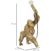 Mauro Ferretti Gorilla stolní lampa E14 22,5x16x40 cm zlatá