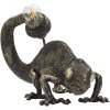 Mauro Ferretti stolní lampa ještěrka E14 37,5x16,5x22 cm černá zlatá