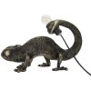 Mauro Ferretti stolní lampa ještěrka E14 37,5x16,5x22 cm černá zlatá