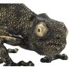Mauro Ferretti stolní lampa ještěrka E14 37,5x16,5x22 cm černá zlatá
