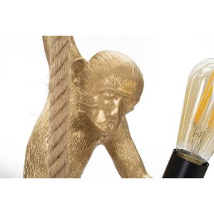 Mauro Ferretti stropní svítidlo opice E27 Ø 27x32x60 cm zlatohnědá