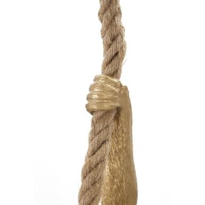 Mauro Ferretti stropní svítidlo opice E27 Ø 27x32x60 cm zlatohnědá