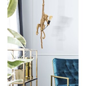 Mauro Ferretti stropní svítidlo opice E27 Ø 27x32x60 cm zlatohnědá