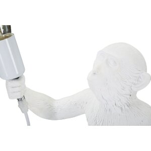 Stolní lampa Mauro Ferretti opice E27 Ø 26x34x55 cm bílá