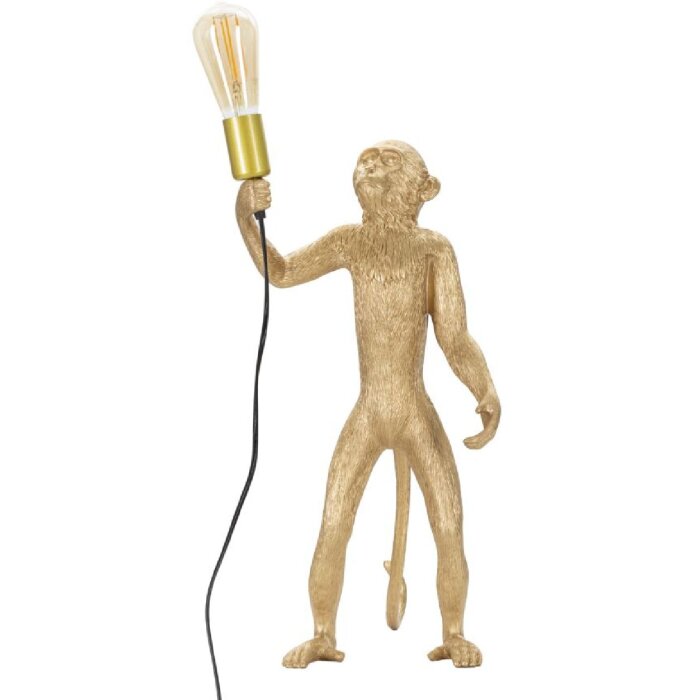 Mauro Ferretti stolní lampa opice E27 Ø 26x34x55 cm zlatá