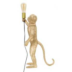 Mauro Ferretti stolní lampa opice E27 Ø 26x34x55 cm zlatá