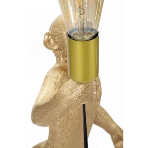 Mauro Ferretti stolní lampa opice E27 Ø 26x34x55 cm zlatá
