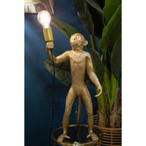 Mauro Ferretti stolní lampa opice E27 Ø 26x34x55 cm zlatá