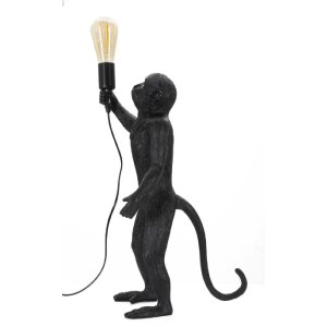 Stolní lampa Mauro Ferretti Opice E27 Ø 26x34x55 cm černá