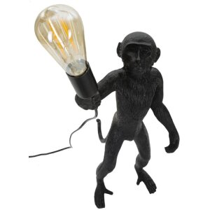 Stolní lampa Mauro Ferretti Opice E27 Ø 26x34x55 cm černá