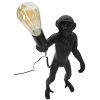 Stolní lampa Mauro Ferretti Opice E27 Ø 26x34x55 cm černá