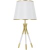 Stolní lampa Mauro Ferretti Triply E27 Ø 28x57 cm zlatá bílá