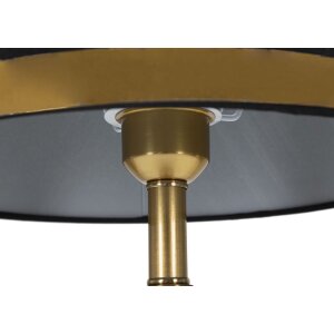 Stolní lampa Mauro Ferretti Blacky E27 Ø 28x50 cm černá zlatá