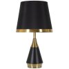Stolní lampa Mauro Ferretti Blacky E27 Ø 28x50 cm černá zlatá