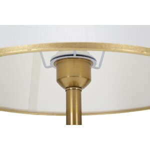 Stolní lampa Mauro Ferretti Whity E27 Ø 31x52 cm zlatá bílá