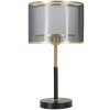 Mauro Ferretti stolní lampa úrovně E27 Ø 25x48 cm černá zlatá