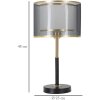 Mauro Ferretti stolní lampa úrovně E27 Ø 25x48 cm černá zlatá