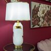 Mauro Ferretti stolní lampa keramická E27 Ø 40x70 cm zlatá bílá