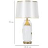 Mauro Ferretti stolní lampa keramická E27 Ø 40x70 cm zlatá bílá