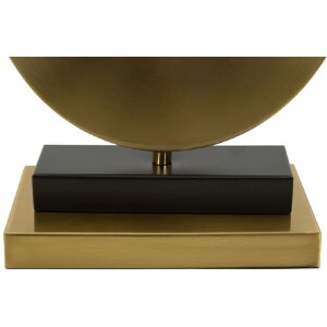 Stolní lampa Mauro Ferretti Coin E270 Ø 30x53 cm zlatá bílá