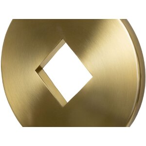 Stolní lampa Mauro Ferretti Coin E270 Ø 30x53 cm zlatá bílá