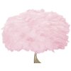 Stolní lampa Mauro Ferretti slim E27 Ø 40x63 cm růžově zlatá
