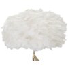 Stolní lampa Mauro Ferretti slim E27 Ø 40x63 cm bílé zlato
