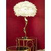 Stolní lampa Mauro Ferretti slim E27 Ø 40x63 cm bílé zlato