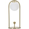 Stolní lampa Mauro Ferretti Glamy Arc E14 Ø 21x47 cm zlatá bílá