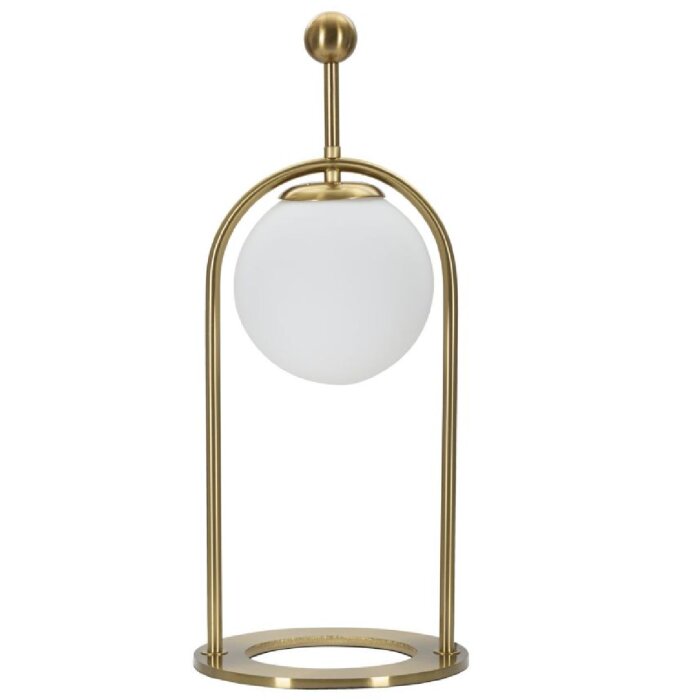 Stolní lampa Mauro Ferretti Glamy Arc E14 Ø 21x50 cm zlatá bílá