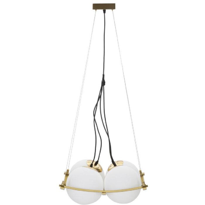Stropní svítidlo Mauro Ferretti Japan square 4-light E27 45x45x20 cm zlatá bílá