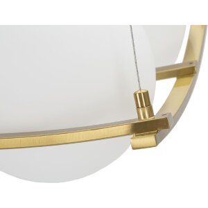 Stropní svítidlo Mauro Ferretti Japan square 4-light E27 45x45x20 cm zlatá bílá
