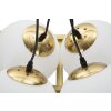 Stropní svítidlo Mauro Ferretti Japan square 4-light E27 45x45x20 cm zlatá bílá