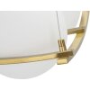 Stropní svítidlo Mauro Ferretti Japan square 4-light E27 45x45x20 cm zlatá bílá
