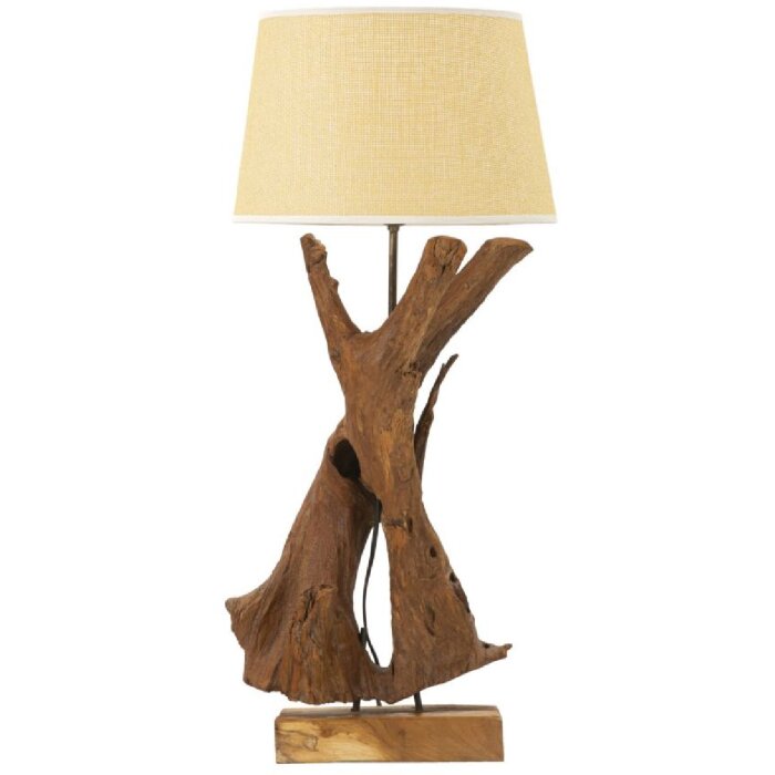 Stolní lampa Mauro Ferretti Tavolo E27 Ø 35x80 cm hnědá