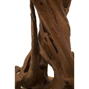 Stolní lampa Mauro Ferretti Tavolo E27 Ø 35x80 cm hnědá
