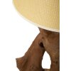 Stolní lampa Mauro Ferretti Tavolo E27 Ø 35x80 cm hnědá