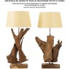 Stolní lampa Mauro Ferretti Tavolo E27 Ø 35x80 cm hnědá