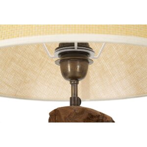 Stolní lampa Mauro Ferretti Kepala E27 Ø 35x69 cm hnědá