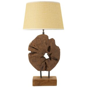 Stolní lampa Mauro Ferretti Kepala E27 Ø 35x69 cm hnědá