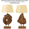 Stolní lampa Mauro Ferretti Kepala E27 Ø 35x69 cm hnědá