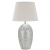 Stolní lampa Mauro Ferretti wave E27 Ø 35x65 cm stříbrná bílá