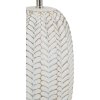 Mauro Ferretti stolní lampa list E27 Ø 35x65 cm bílé zlato
