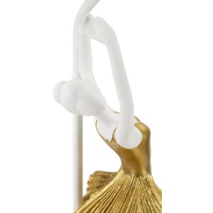 Mauro Ferretti stolní lampa dancer E27 Ø 28x64 cm zlatá bílá