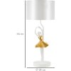 Mauro Ferretti stolní lampa dancer E27 Ø 28x64 cm zlatá bílá