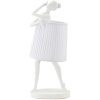 Stolní lampa Mauro Ferretti Ballet E14 Ø 29x25x62,5 cm bílá