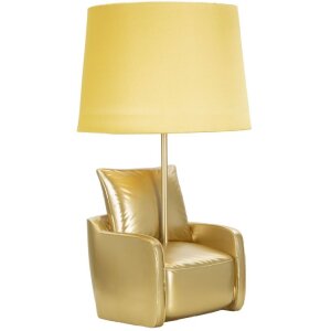 Stolní lampa Mauro Ferretti z poloviny století E27 26x46 cm zlatá