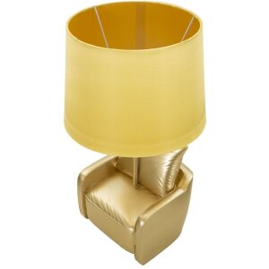 Stolní lampa Mauro Ferretti z poloviny století E27 26x46 cm zlatá