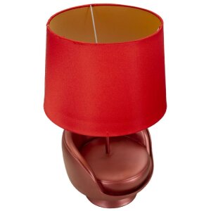 Stolní lampa Mauro Ferretti z poloviny století E27 26x43 cm červená