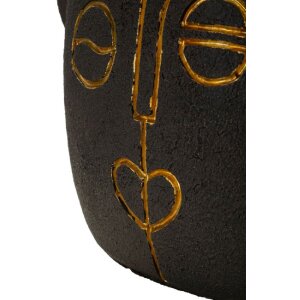 Mauro Ferretti stolní lampa Tribal E27 Ø 30,5x46 cm hnědá zlatá
